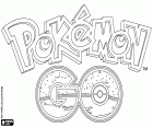 El logo de Pokémon GO, el videojuego de aventura basado en la realidad aumentada. Se trata de un juego free-to-play para iOS y Android. El juego consiste en buscar y capturar Pokémons que se encuentran escondidos en el mundo real