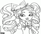 Kitty Cheshire es un personaje de Ever After High, la hija del gato de Cheshire de Alicia en el país de las maravillas. Como su padre tienen la habilidad de desaparecer y aparecer de manera repentina y sin aviso