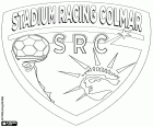 Logo del Stadium Racing Colmar, también conocido como SRC o SR Colmar, club de fútbol con sede en Colmar, ciudad de Alsacia, Francia