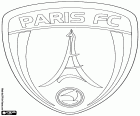Insignia del Paris Football Club, Paris FC, club de fútbol con sede en la ciudad de París