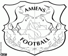 Logo del Amiens Sporting Club, club de fútbol con sede en Amiens, ciudad de la Picardía en el norte de Francia