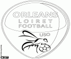 Insignia del Union sportive Orléans Loiret football, US Orleans, club de fútbol de la ciudad de Orleans, capital de Loiret y de la región francesa
Centro-Valle de Loira