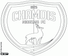 Emblema del Chamois Niortais Football Club, conocido como Les Chamois, los rebecos, club de fútbol de Niort, ciudad de Deux-Sèvres en el centro-oeste de Francia