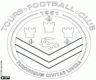 Logo del Tours Football Club, club de fútbol con sede en Tours, ciudad del centro-oeste de Francia y capital del departamento de Indre y Loira