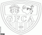 Emblema del Gazélec Football Club Ajaccio, club de fútbol con sede en Ajaccio, capital del departamento francés de Córcega del Sur en la isla de Córcega