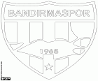 Logo del Bandırmaspor, club de fútbol con sede en Bandırma, ciudad del noroeste de Turquía en la región del Mármara, la más poblada del país
