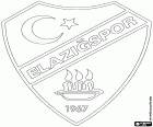 Emblema de Elazig Spor Kulübü, conocido como Elazığspor, club de fútbol con sede en Elazığ, ciudad de la Anatolia oriental y capital de la provincia homónima