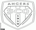 Emblema del Angers Sporting Club de l'Ouest, conocido también como Angers SCO, club de fútbol con sede en la ciudad de Angers en el oeste de Francia. Angers es la capital del departamento de Maine y Loira