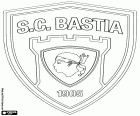 Insignia de Sporting Club de Bastia, club de fútbol con sede en Bastia, ciudad situada en el norte de la isla de Córcega
