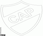 Escudo del Club Atlético Platense, club deportivo con sede Florida, barrio residencial de Buenos Aires. El apodo del club es los Calamares