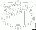 Logo de Ceará Sporting Club, club de fútbol de Fortaleza, ciudad turística en la región Nordeste y capital del estado de Ceará de Brasil