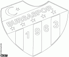Insignia del Bursa Spor Kulübü, Bursaspor Kulübü, club de fútbol con sede en Bursa, ciudad en el noroeste de Anatolia y capital de la provincia con el mismo nombre