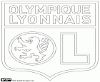 Insignia del Olympique lyonnais, OL, club de fútbol con sede en Lyon, la tercera ciudad más poblada de Francia. Lyon situada en el centro este de Francia es la capital de la región Auvernia-Ródano-Alpes