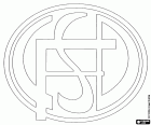 Escudo de Club Social y Deportivo Flandria, club de fútbol con sede en José María Jáuregui, localidad también conocida como Villa Flandria, en Luján, provincia de Buenos Aires