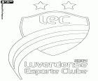 Insignia de Luverdense Esporte Clube, club de fútbol con sede en Lucas do Rio Verde, municipio del Estado de Mato Grosso, en la región Centro-Oeste de Brasil