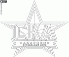 Emblema del FK SKA-Jabarovsk, club de fútbol con sede en Jabárovsk, la segunda ciudad más grande, después de Vladivostok, en el Extremo Oriente ruso, capital del Krai de Jabárovsk y del distrito federal del Lejano Oriente