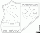 Emblema de Klub Sportowy Siarka Tarnobrzeg, club deportivo con sede en Tarnobrzeg, ciudad en la orilla este del río Vístula, en el Voivodato de Subcarpacia, en el sureste de Polonia