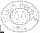 Insignia del Klub Sportowy Warta Poznań, club polideportivo con sede en Poznan, gran ciudad histórica de Polonia a orillas del río Varta, capital del Voivodato de Gran Polonia situada en el centro-oeste de Polonia. Poznan se considera la cuna de la nación polaca