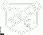 Logo de OKS Odra Opole, Opolski Klub Sportowy Odra Opole, club de fútbol basado en Opole, ciudad sobre el río Oder en el sur de Polonia y la capital del Voivodato de Opole