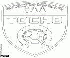 Emblema de FK Tosno, club de fútbol basado en Tosno, municipio a orillas del río Tosna, centro administrativo del distrito Tosnensky en el Oblast de Leningrado