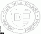 Insignia de Club Villa Dálmine, club de fútbol con sede en Dálmine, barrio de la ciudad de Campana, en la provincia de Buenos Aires