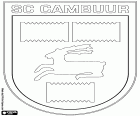 Escudo de SC Cambuur, club de fútbol con sede en Leeuwarden, ciudad del norte de los Países Bajos y capital de la provincia de Frisia
