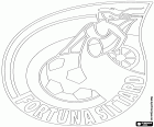 Logo de Fortuna Sittard, club de fútbol con sede en Sittard, ciudad fronteriza con Alemania del sur de los Países Bajos, en la provincia de Limburgo