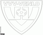 Insignia de VVV-Venlo, Venlose Voetbal Vereniging Venlo, club de fútbol con sede en Venlo, ciudad situada cerca de la frontera alemana en el sureste de los Países Bajos, en la provincia de Limburgo