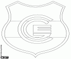 Insignia de Club Atlético Gimnasia y Esgrima, conocido como Gimansia y Esgrima de Jujuy, club de fútbol con sede en San Salvador de Jujuy, ciudad del norte de Argentina y capital de la Provincia de Jujuy