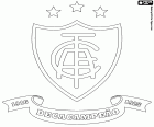 Emblema de América Futebol Clube, conocido como América Mineiro, club de fútbol con sede en Belo Horizonte, capital del Estado de Minas Gerais en el sureste de Brasil