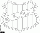 Escudo de Associação Atlética Ponte Preta, club deportivo con sede en Campinas, ciudad situada a cerca de 100 km al noroeste de São Paulo, en la Región Sudeste de Brasil