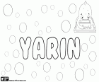Yarin, nombre de origen hebreo para niño. Yarin también es un nombre de niña muy popular en la comunidad drusa de Israel 