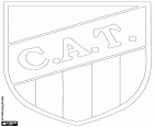 Logo de Club Atlético Tucumán, club de fútbol con sede en San Miguel de Tucumán, ciudad en el noroeste de Argentina y capital de la provincia de Tucumán, situada a más de 1300 km de Buenos Aires