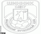 Logo de FK Shinnik Yaroslavl, club de fútbol con sede en Yaroslavl, ciudad a orillas del río Volga situada a 250 km al noreste de Moscú y capital del Óblast de Yaroslavl. El centro histórico de Yaroslavl es Patrimonio de la Humanidad