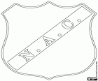 Logo del Noad Advendo Combinatie Breda, conocido como NAC Breda, club de fútbol con sede en Breda, ciudad fronteriza con Bélgica, en la Provincia del Brabante Septentrional en el sur de los Países Bajos