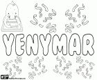 Yenymar, nombre utilizado para niña, nombre de origen desconocido