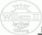 Logo de Willem II, club de fútbol con sede en Tilburgo, ciudad del sur de los Países Bajos, en la provincia de Brabante Septentrional. El Rey Guillermo II fue un gran benefactor de la ciudad de Tilburg y el nombre del club de fútbol es en su honor