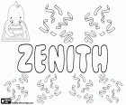 Zenith, nombre utilizado tanto para niña como para niño en diferentes países y idiomas. Este nombre proviene del zenit, el punto de intersección entre la vertical por encima de la cabeza de una persona y la esfera celeste