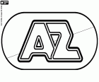 Logo de Alkmaar Zaanstreek, AZ Alkmaar, club de fútbol con sede en Alkmaar, ciudad en el noroeste de los Países Bajos, en la provincia de Holanda Septentrional. Alkmaar es una ciudad turística famosa por su mercado de quesos