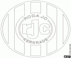 Emblema de Sport Vereniging Roda Juliana Combinatie Kerkrade, club de fútbol con sede en Kerkrade, ciudad junto a la frontera con Alemania, en la provincia de Limburgo, en el sur de los Países Bajos