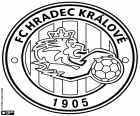 Logo de FK Hradec Králové, club de fútbol con sede en Hradec Králové, ciudad a orillas de los ríos Elba y Orlice en el este de la República Checa