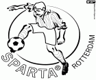Emblema de Sparta Rotterdam, club de fútbol con sede en Róterdam, importante ciudad portuaria situada al oeste de los Países Bajos. Róterdam es la ciudad más poblada en la provincia de Holanda Meridional