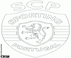 Insignia del Sporting Clube de Portugal, también conocido erróneamente como Sporting de Lisboa, club polideportivo y club de fútbol con sede en la capital lisboeta
