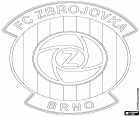 Escudo de FC Zbrojovka Brno, club de fútbol con sede en Brno, la segunda ciudad más grande del país, en la región histórica de Moravia, en el sureste de la República Checa