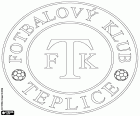 Logo de FK Teplice, club de fútbol con sede en Teplice, ciudad situada cerca de la frontera con Alemania, en la región histórica de Bohemia, en el noroeste de la República Checa. Teplice es una importante ciudad balneario 