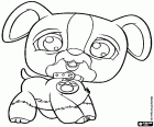 Un perro de peluche, en Littlest Pet Shop de Hasbro se encuentran todo tipo de animales de juguete