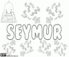 Seymur, nombre para niño popular en Azerbaiyán. Seymur tiene un gran parecido con el nombre y apellido inglés Seymour