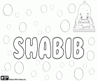 Shabib, nombre musulmán de origen árabe para niño, variante de Shabeeb