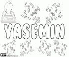 Yasemin, nombre turco para niña, variante de Yasamin y Yasmin, Jazmín
