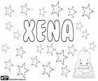 Xena, nombre para niña, variante de Xenia